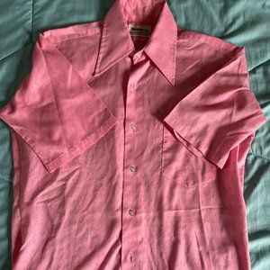 Men's Slimfit 1960's Shirt in Pink